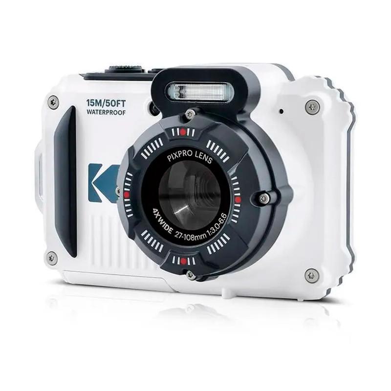 Câmera compacta Kodak PIXPRO WPZ2 à prova d'água (BRANCA) - Câmera